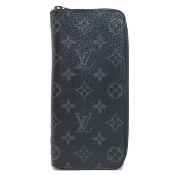 Louis Vuitton M62295 Zippy Wallet Vertical Long Monogram Eclipse Men's - Picture 1 of 10